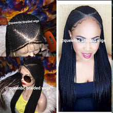 Load image into Gallery viewer, V cut cornrow wig