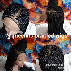lace frontal Box braids wig