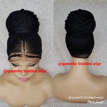 Load image into Gallery viewer, Tribal ponytail Cornrow Wig
