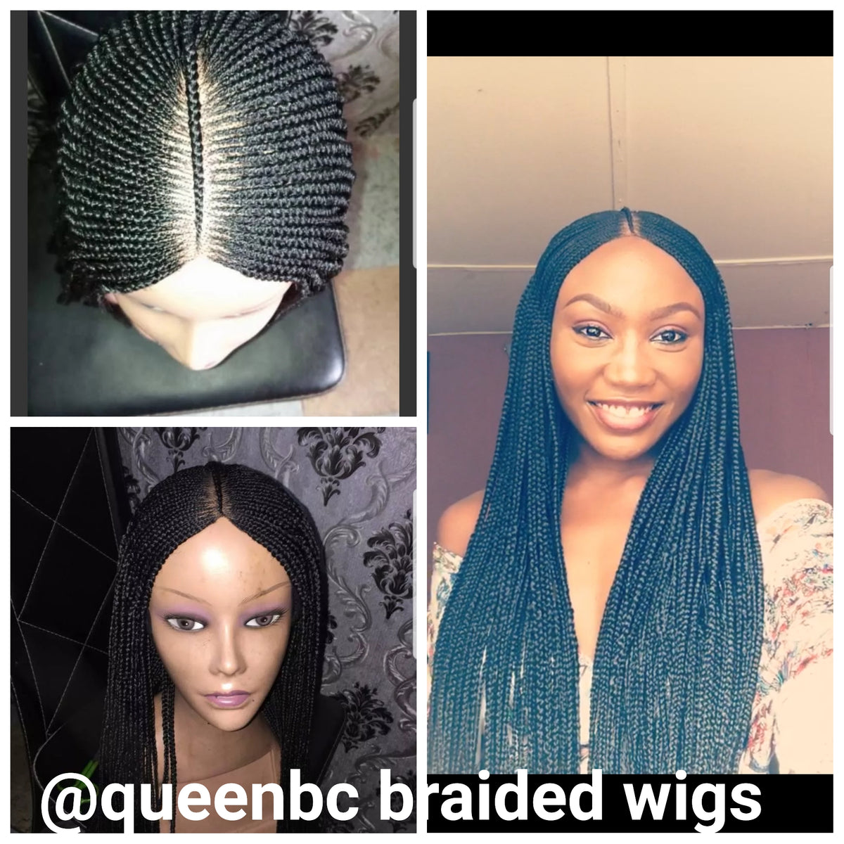 Fulani Tribal braids Cornrow Wig – Queenbc braided wigs