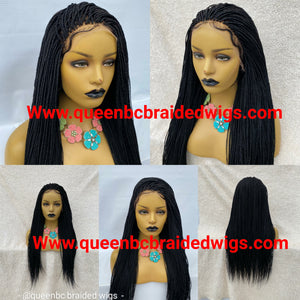Full lace micro box braids wig