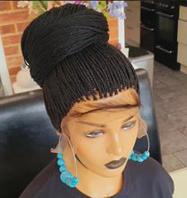 Load image into Gallery viewer, Full lace micro box braids wig