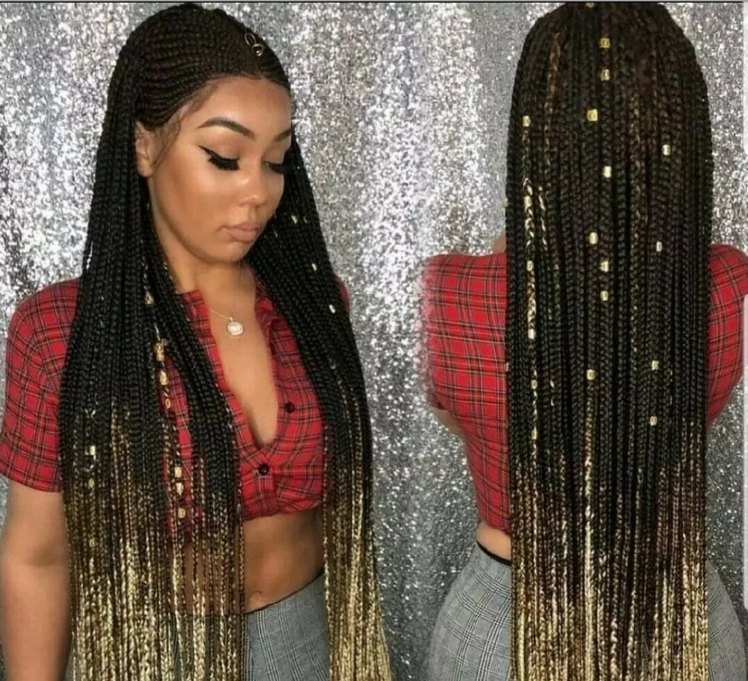 Tribal Fulani braids Wig – Queenbc braided wigs