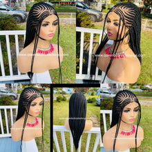 Load image into Gallery viewer, New Ready to ship 13x6 lace cornrow Wig