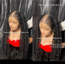 Load image into Gallery viewer, Ready to ship full lace two ponytail wig with baby hair