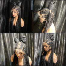 Load image into Gallery viewer, Ready to ship full lace cornrow wig