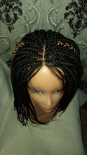 Load image into Gallery viewer, Senegalese box braids 2x4 closure Wig