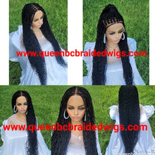 Load image into Gallery viewer, Ready to ship Lace fontal Boho box braids wig