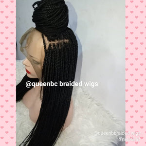 lace frontal Box braids wig