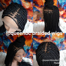 Load image into Gallery viewer, lace frontal Box braids wig