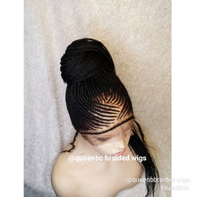 Load image into Gallery viewer, 360 Ponytail Cornrow Wig