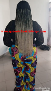 Box braids braided wig