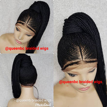 Load image into Gallery viewer, Tribal ponytail Cornrow Wig