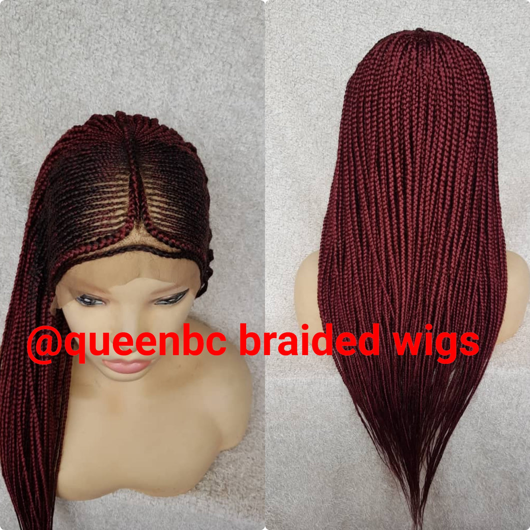 Fulani  tribal cornrow style 2 wig