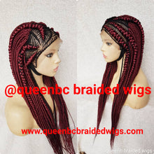 Load image into Gallery viewer, New tiny weave Cornrow Wig