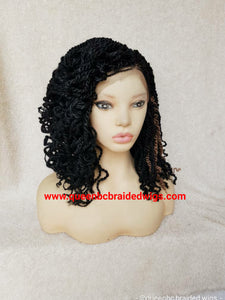 Kinky braids cornrow wig