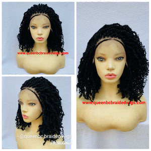 Kinky Twist lace frontal Wig