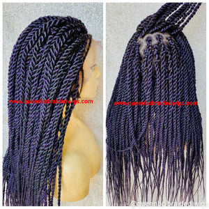 twists braids full lace wig