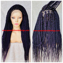 Load image into Gallery viewer, twists braids full lace wig