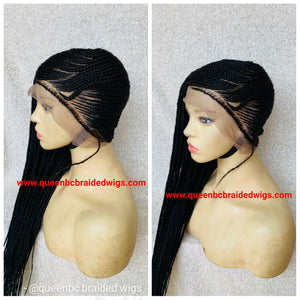 Lemonade  braids style 6 Cornrow Wig