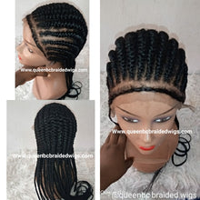 Load image into Gallery viewer, straight back braids wig