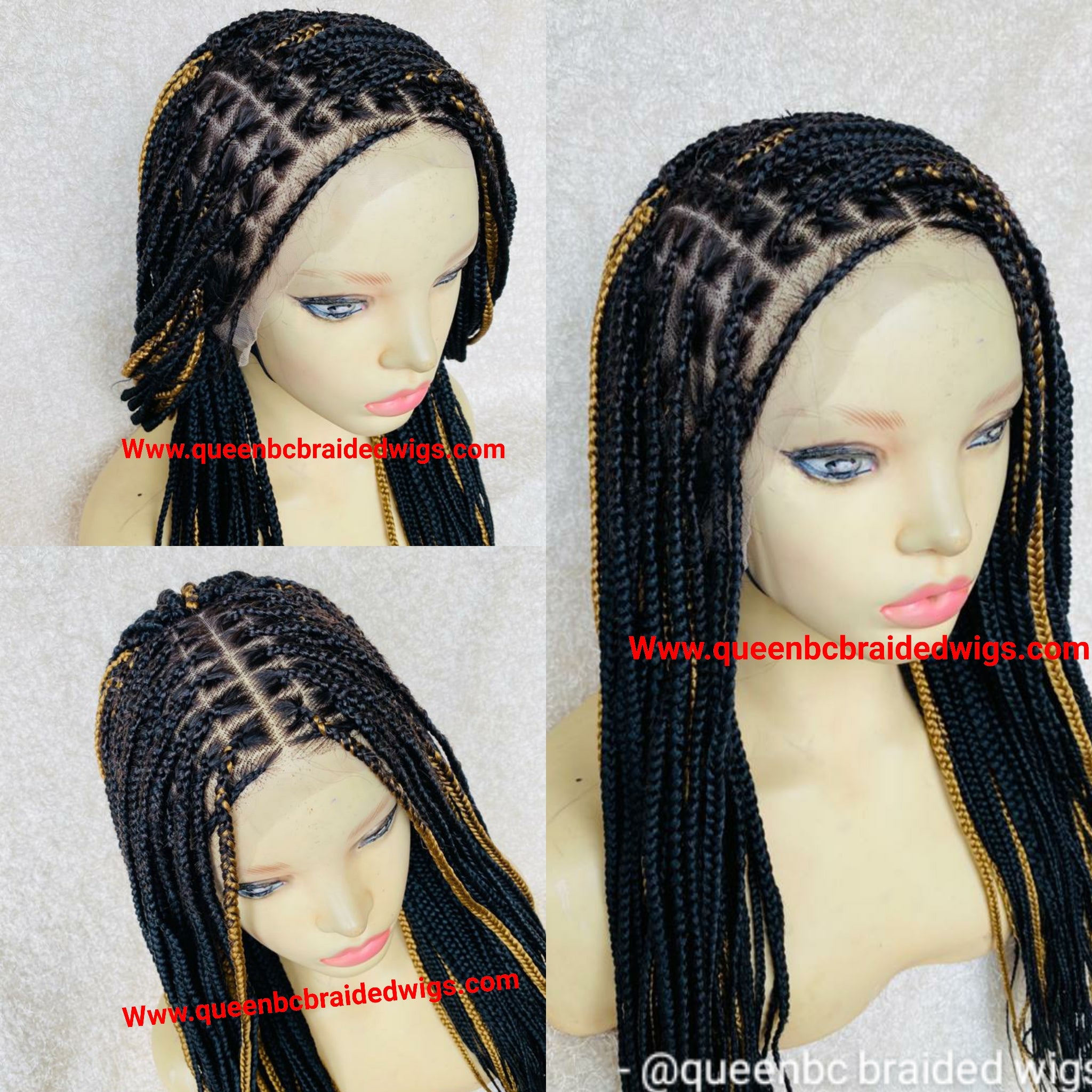 13x6 Hand Braided Lace Front Cornrow Braided Wigs with Baby Hair Lace  Frontal