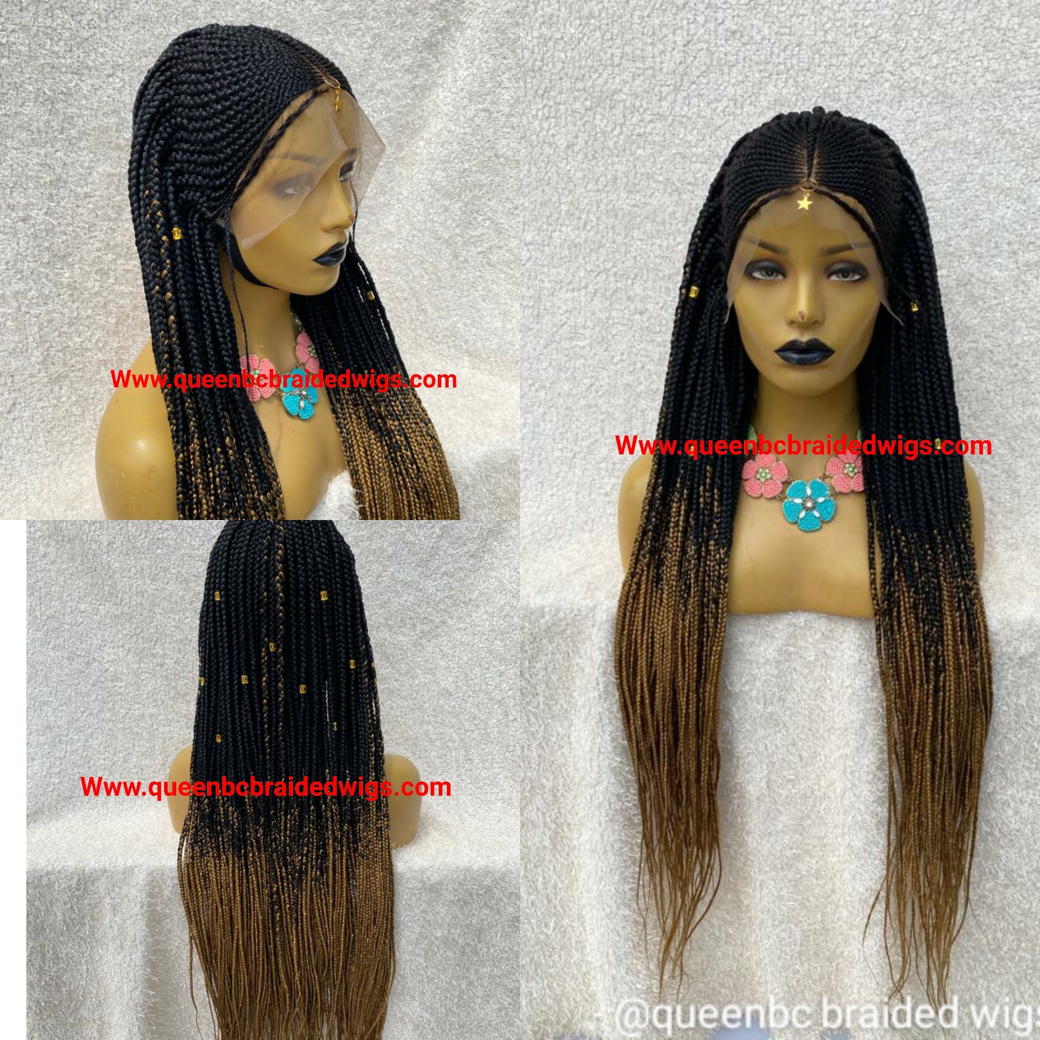 AFRICAN BRAIDED WIGS (SEVEN SEVEN BRAIDED STYLE) ON 13*6 FRONTAL CLOSU –  d.glitterzwigs