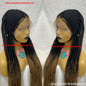 Tribal Fulani braids Wig