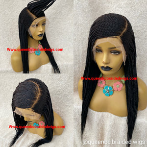 13x6 lace frontal Cornrow Wig