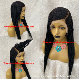 13x6 lace frontal Cornrow Wig