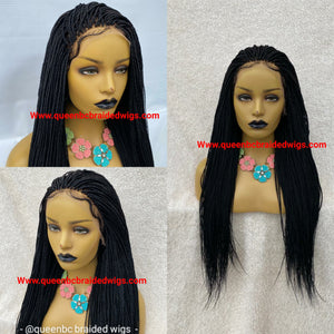 Full lace micro box braids wig