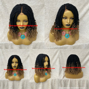 Custom made kinky braids wig