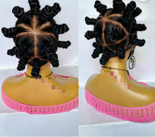 Load image into Gallery viewer, Full lace Bantu knots wig