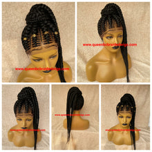 Load image into Gallery viewer, stitch braids pontail wig