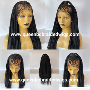 Cornrow braided wig