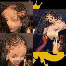 Load image into Gallery viewer, Side design Cornrow Wig