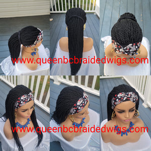 Headband twist  braided wig