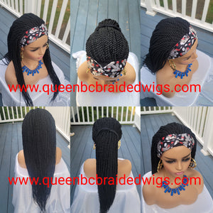 Headband twist  braided wig