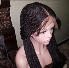 Load image into Gallery viewer, N center part cornrow wig