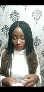 Two Tone Senegalese box braids Wig