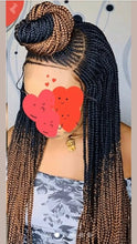 Load image into Gallery viewer, Middle high ponytail Cornrow Wig