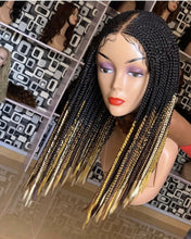 Load image into Gallery viewer, Center part Cornrow Wig