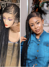 Load image into Gallery viewer, 360 lace lemonade braids wig