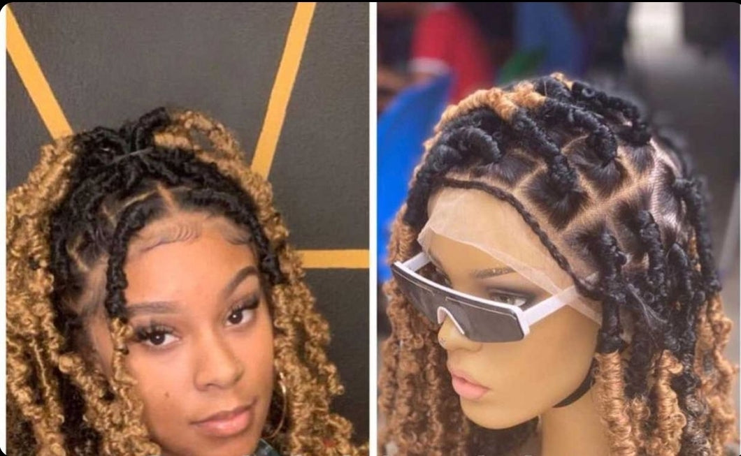 Butterfly  locs full lace Wig