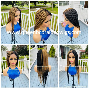 Ready to ship reverse box braids wig – Queenbc braided wigs