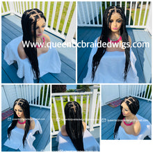 Load image into Gallery viewer, Ready to ship full lace box braids wig