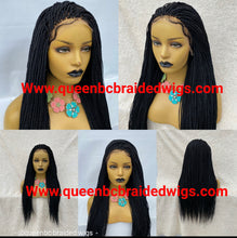 Load image into Gallery viewer, Full lace micro box braids Wig
