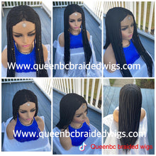 Load image into Gallery viewer, Ready to ship Fulani braids cornrow wig