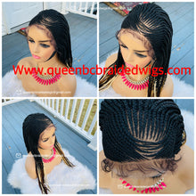 Load image into Gallery viewer, Side style Cornrow Wig