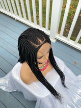 Load image into Gallery viewer, Ready to ship 4x4 lace two step Cornrow Wig